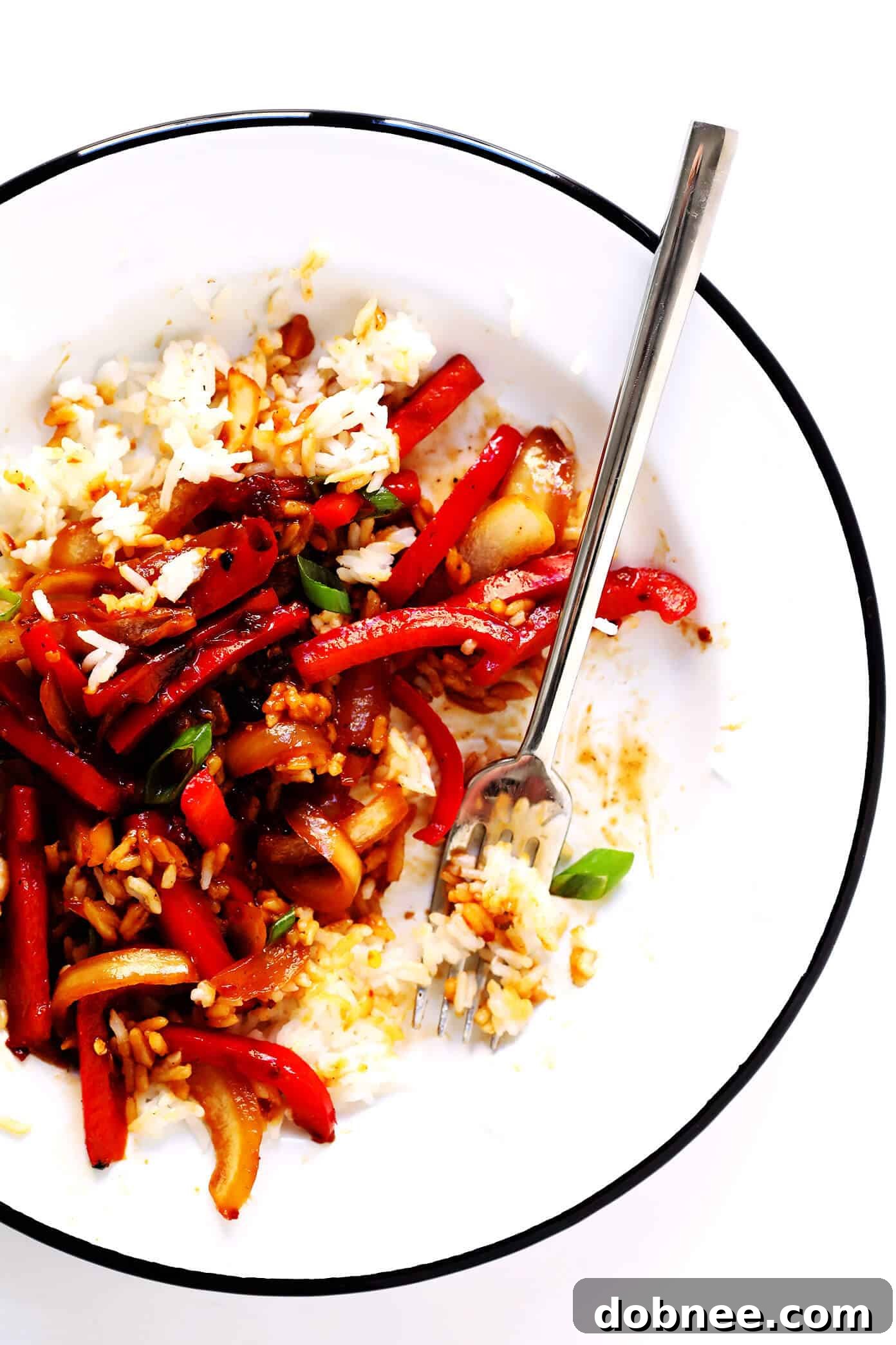 Platter of Sizzlin' Spicy Szechuan Stir-Fry with steak and vegetables, ready to be enjoyed.