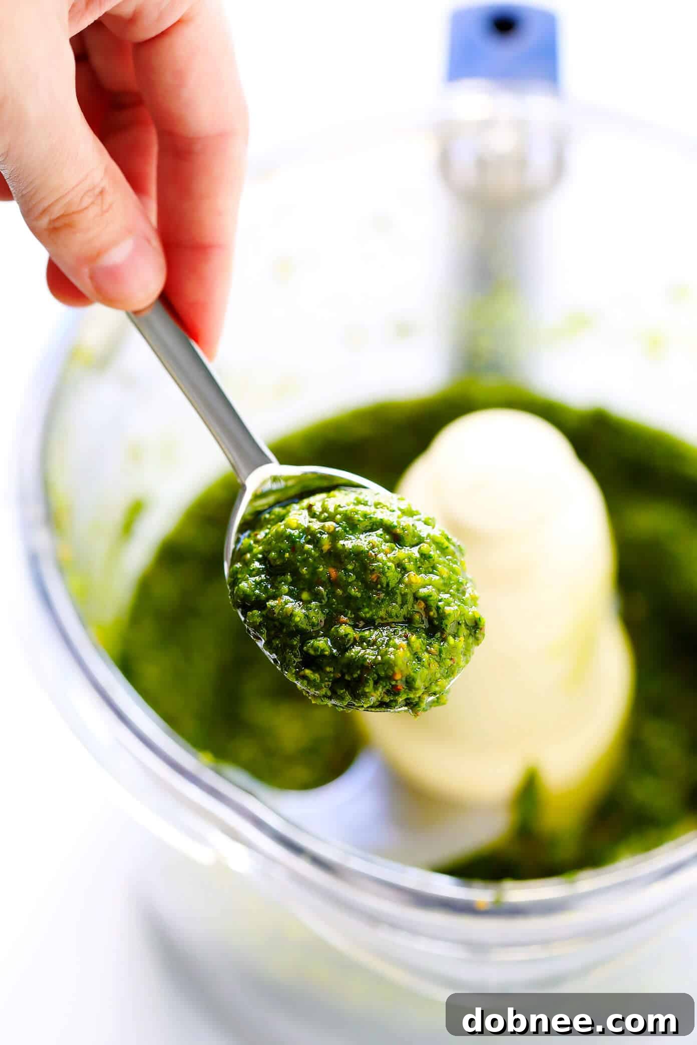 How To Make Pistachio Pesto in the Food Processor