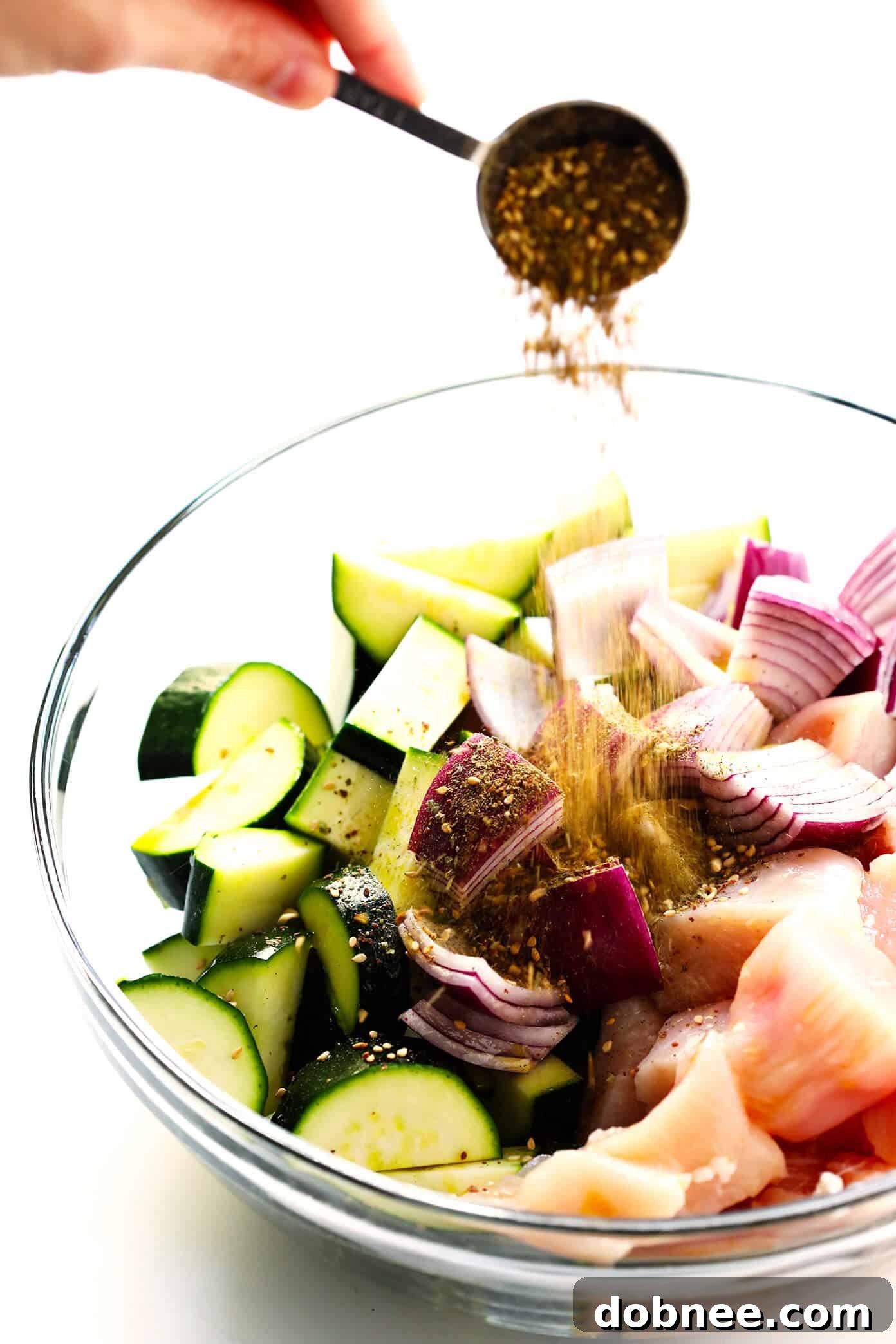 How To Make Za'atar Chicken and Vegetable Kabobs