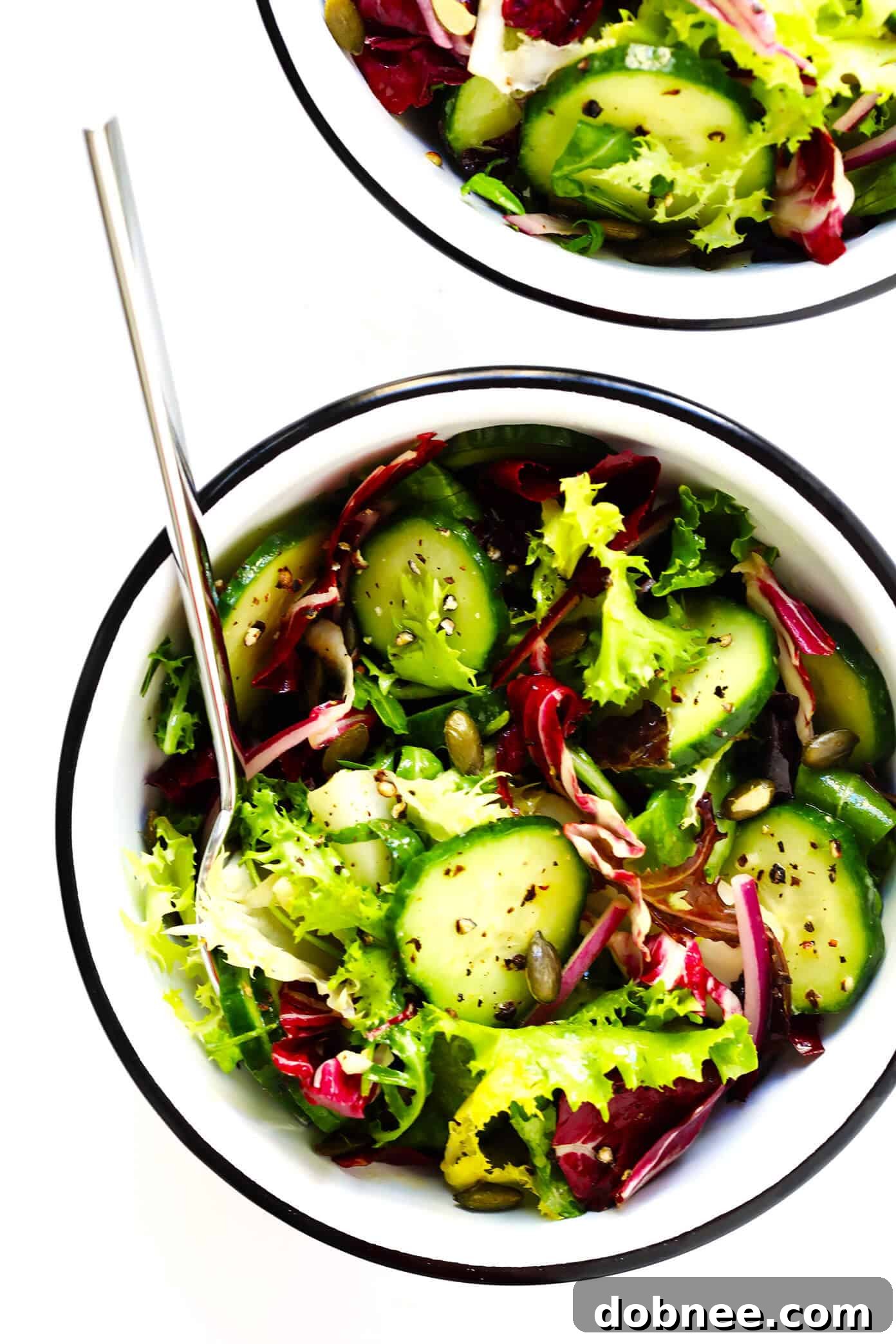 Fresh Everyday Salad with Lemon Dressing