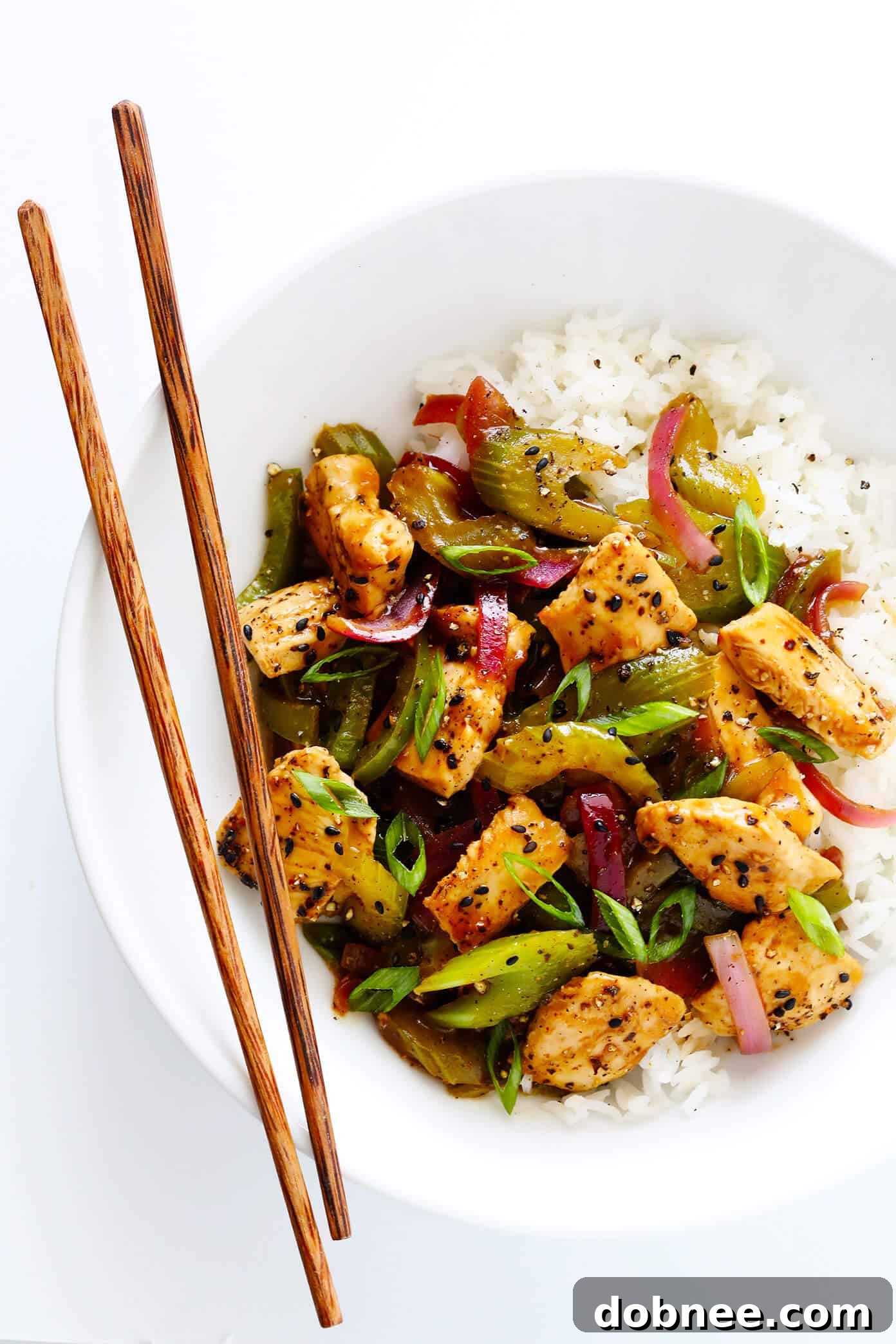 Savory Black Pepper Chicken Stir-Fry
