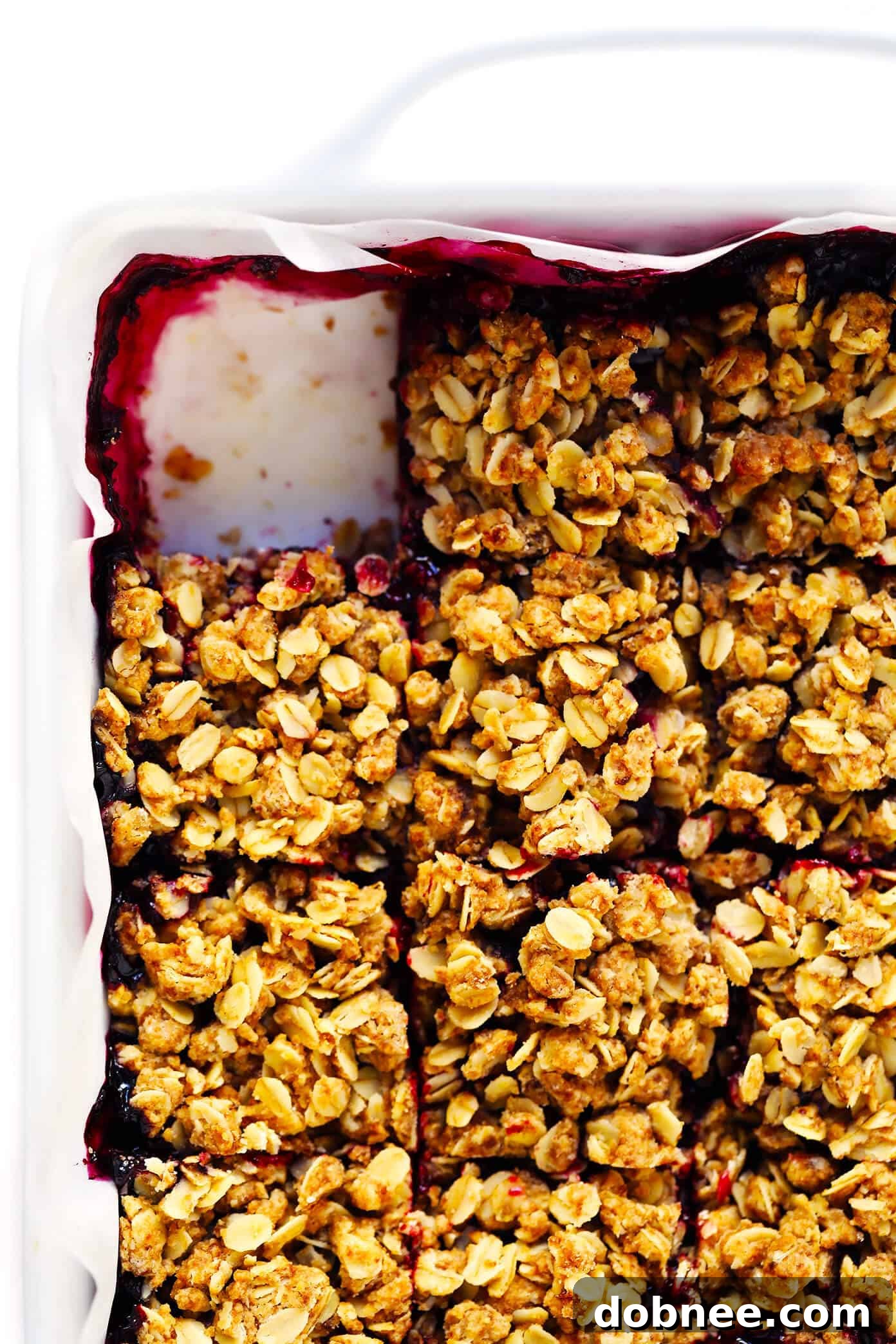 Easy Blueberry Crumble Bars Recipe