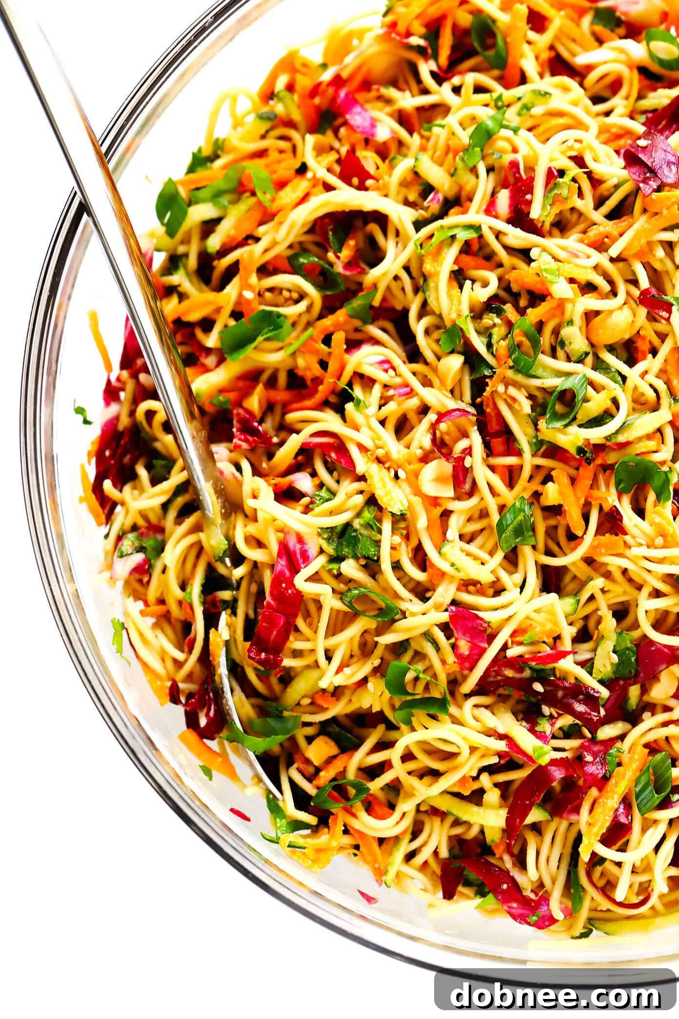 Flavorful Cold Peanut Sesame Noodles, ready for dinner or meal prep