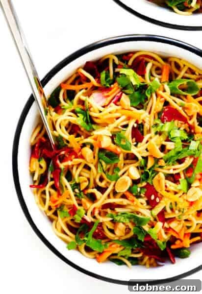 Easy Cold Sesame Peanut Noodles with the BEST Peanut Sauce Recipe