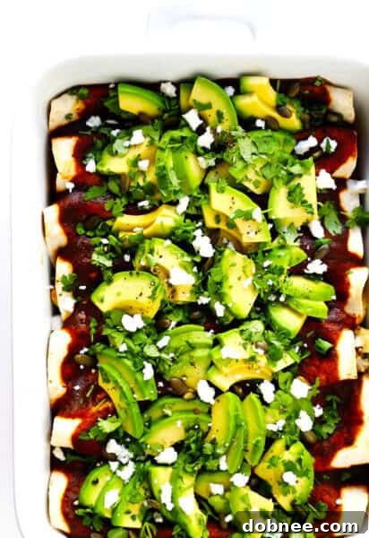 Roasted Cauliflower Enchiladas Recipe from Gimme Some Oven