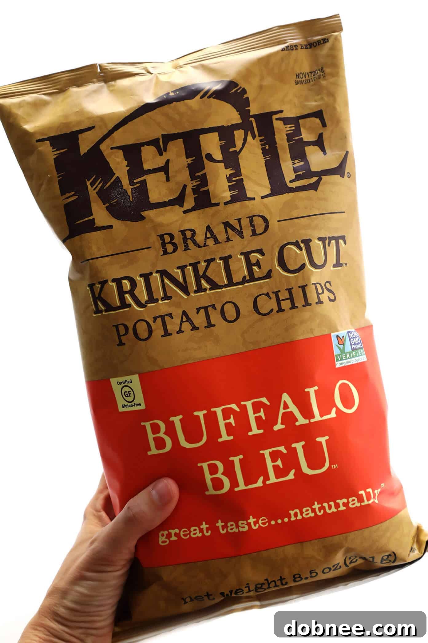 Crushed Kettle Brand Chips are the key to super crispy chicken nuggets