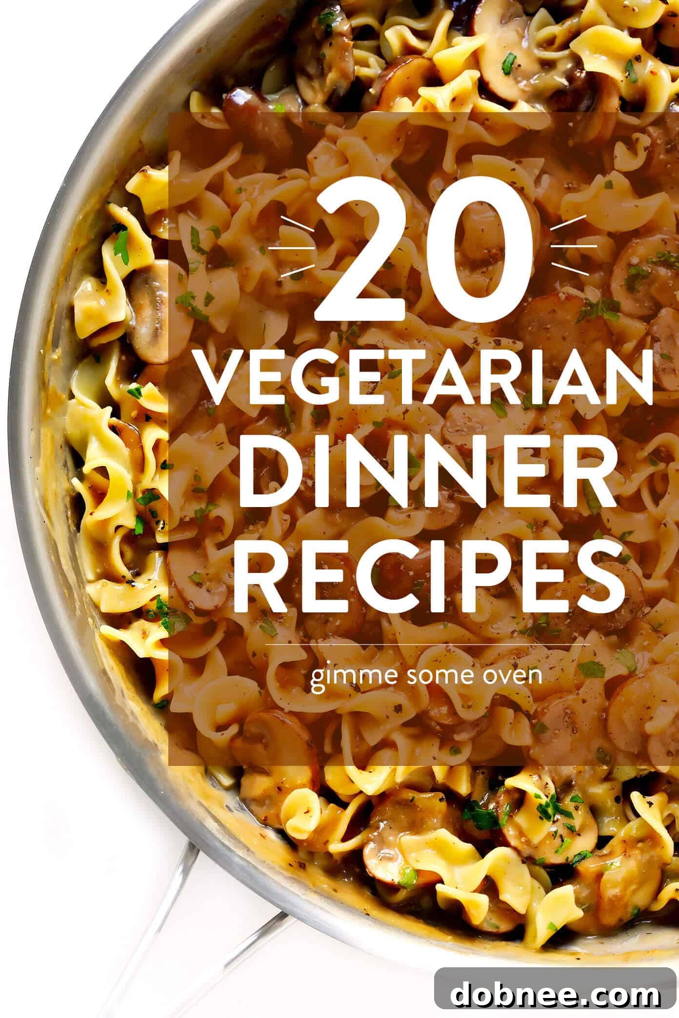 20 Easy Vegetarian Dinner Recipes for Busy Weeknights and Meal Planning | From savory soups to hearty pastas, vibrant tacos, comforting enchiladas, and more, this collection of plant-based meal ideas simplifies dinner and adds deliciousness to your routine.