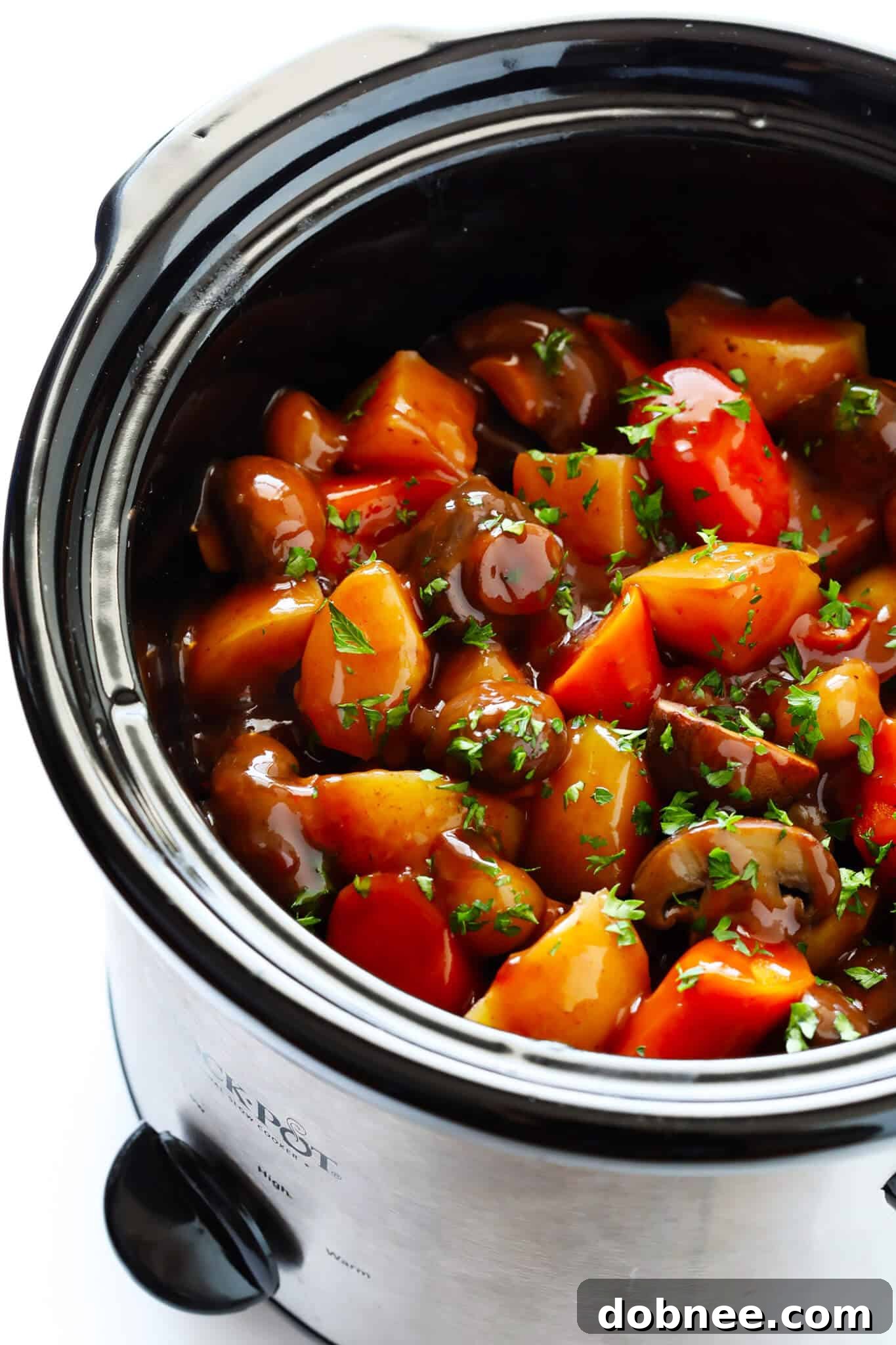 Vegetarian Portobello Pot Roast Recipe | Slow Cooker or Instant Pot Vegan & Gluten-Free Comfort Food