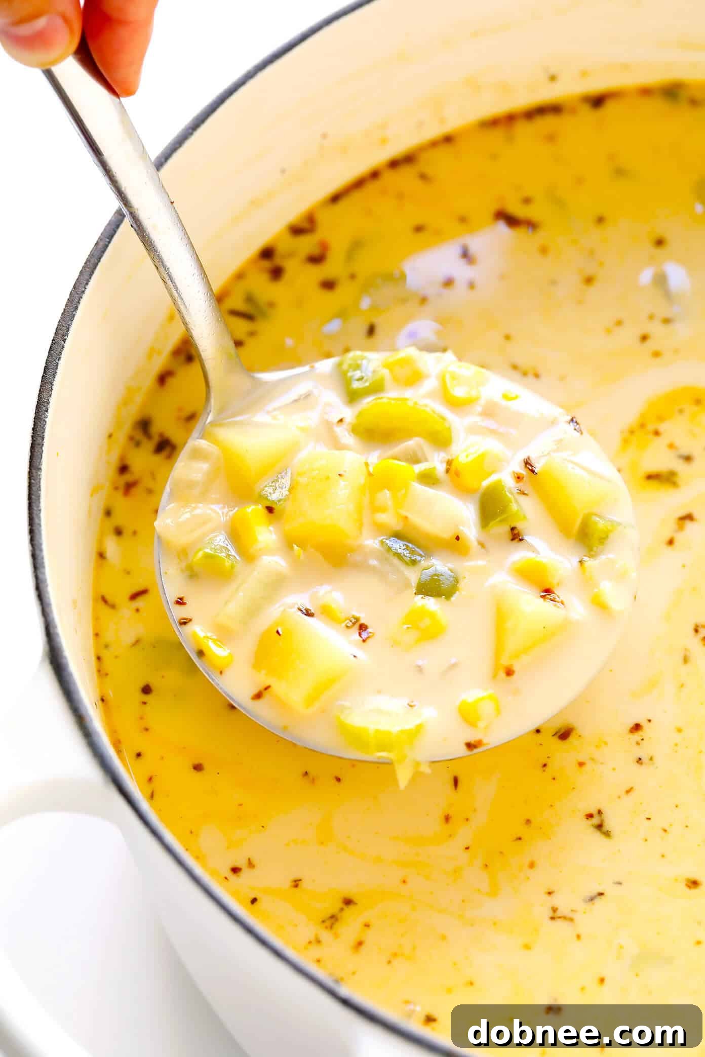 Cajun Corn Chowder Recipe (Vegan and Gluten-Free) | Lightened Up Lentil & Coconut Milk Soup for Summer & Fall