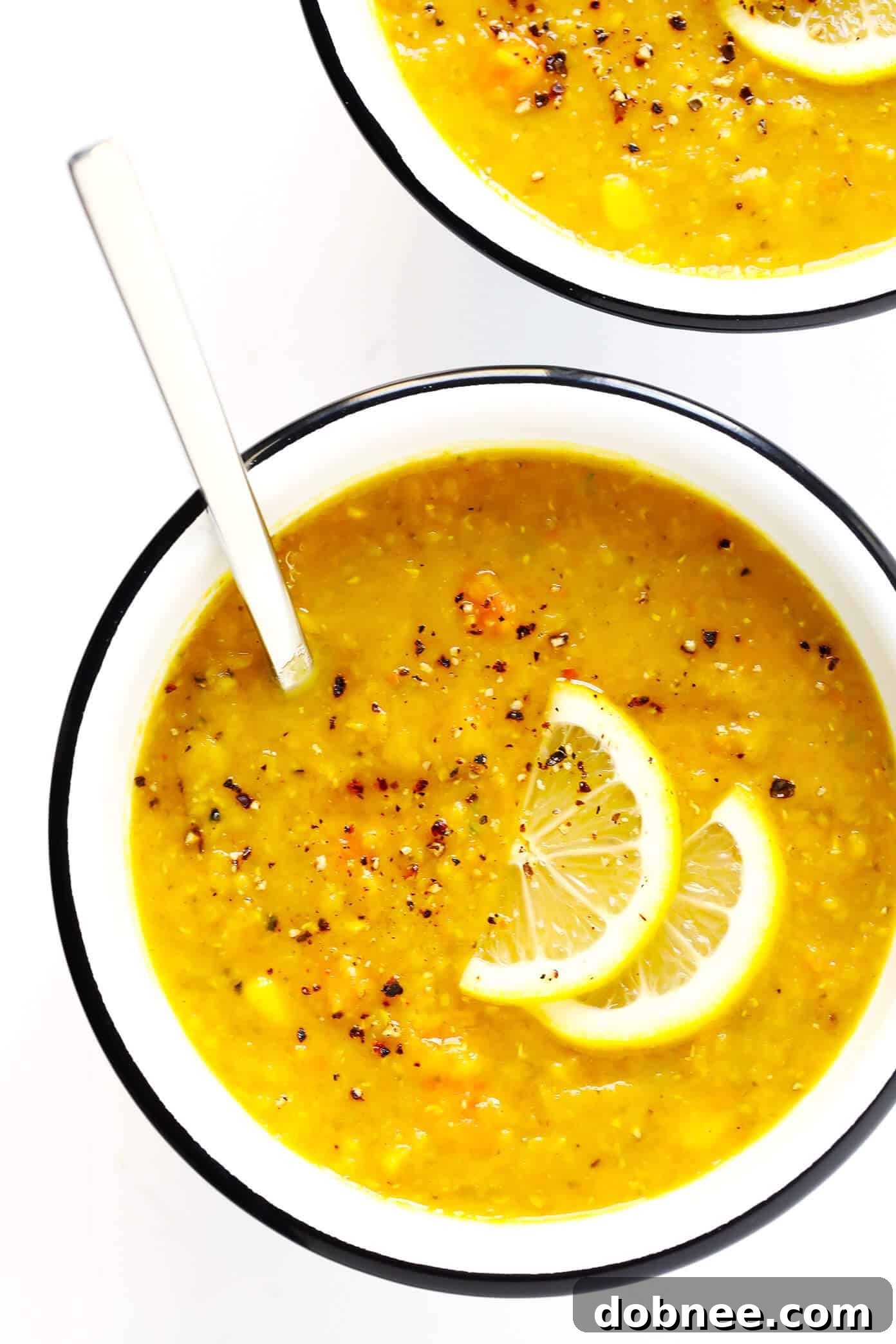 Lemony Lentil Soup Recipe | Healthy, Vegan, Gluten-Free Lentil Soup for Instant Pot or Slow Cooker