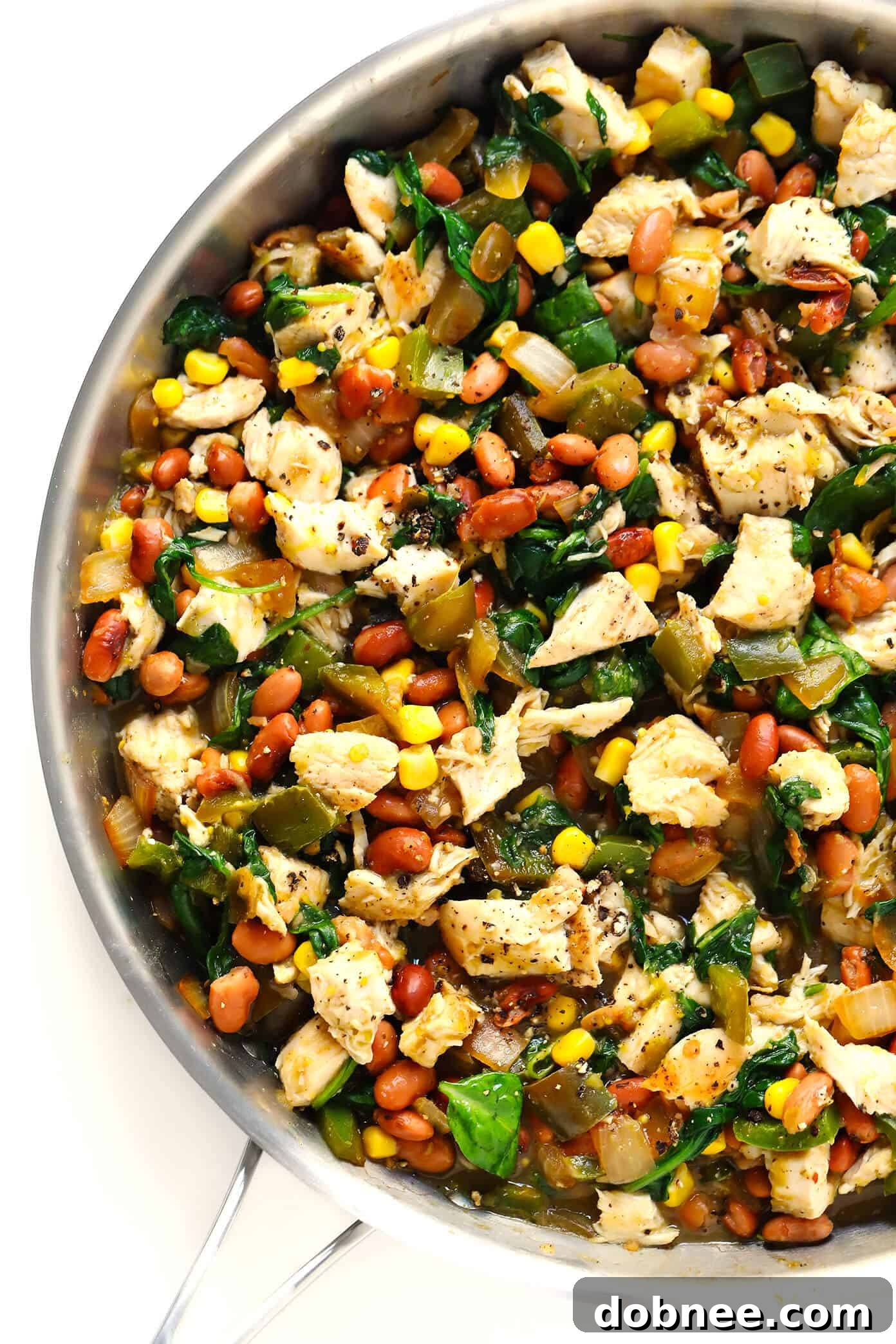 Ingredients for Verde Chicken Enchilada Casserole spread on a surface