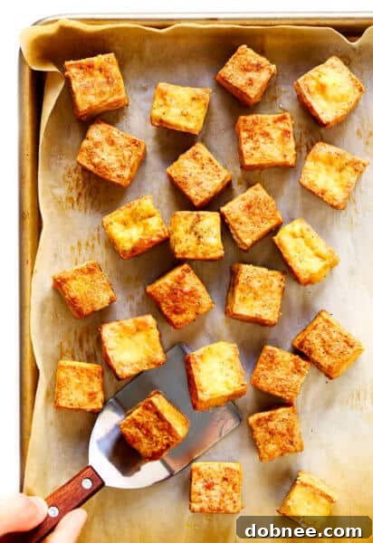 Crispy Oven Baked Tofu Recipe