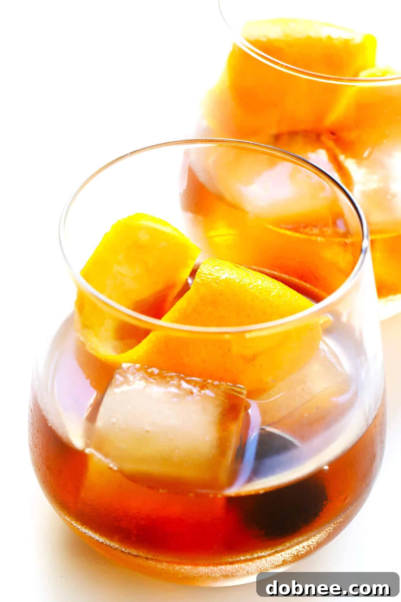 Maple Old Fashioned Cocktail Recipe - Finished Drink