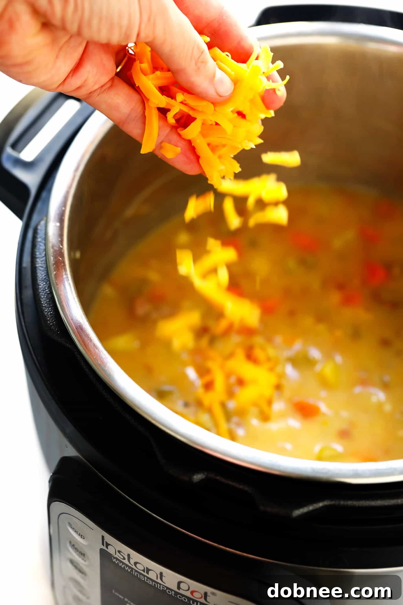 How To Make Turkey Cheeseburger Soup in the Instant Pot (Pressure Cooker) - Step-by-Step Guide