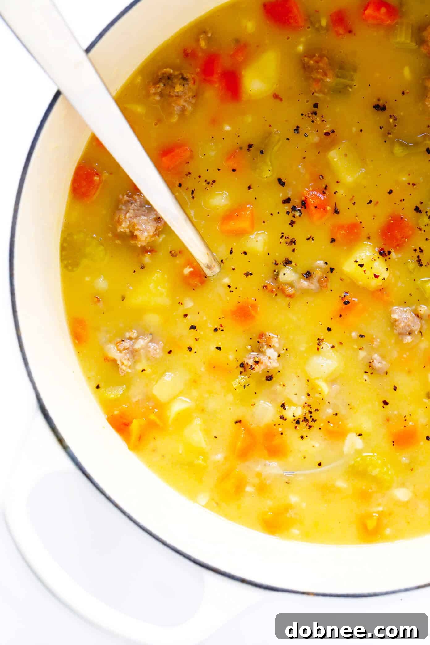 Stovetop Turkey Cheeseburger Soup Recipe - Classic Cooking Method for Comfort Food