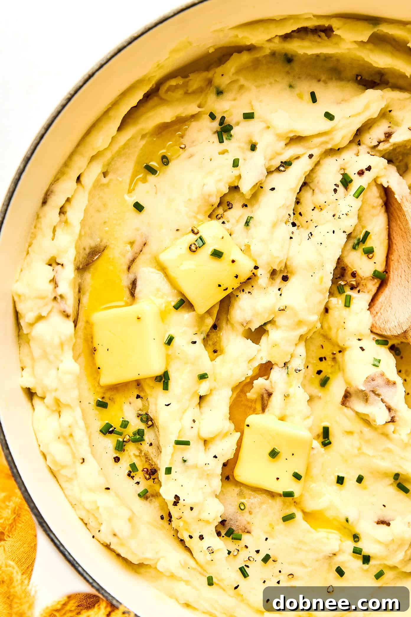 mashed potatoes with butter