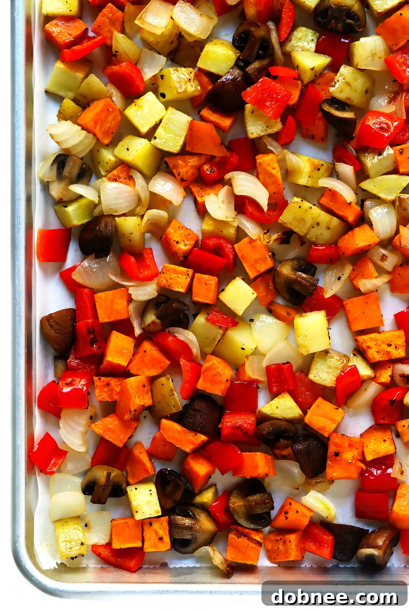 Roasted Vegetables | Cozy Autumn Breakfast Casserole Recipe