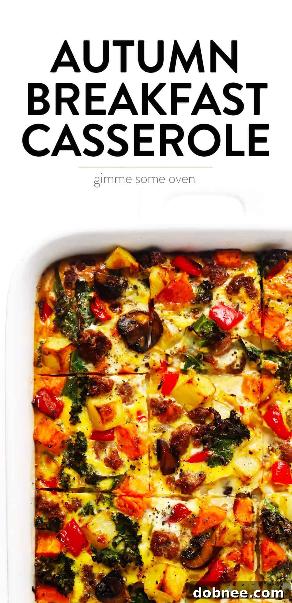 Cozy Autumn Breakfast Casserole Recipe from Gimme Some Oven