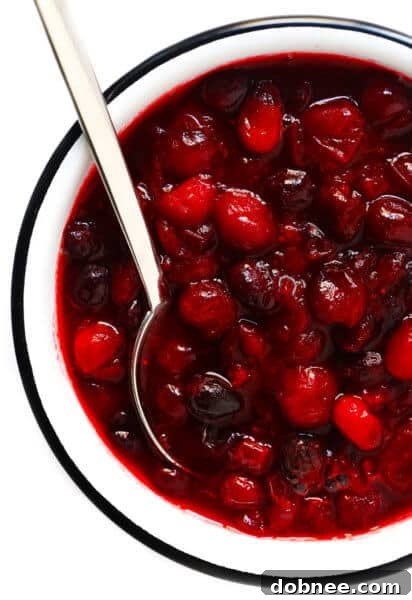 Maple Cranberry Sauce Recipe Card Image