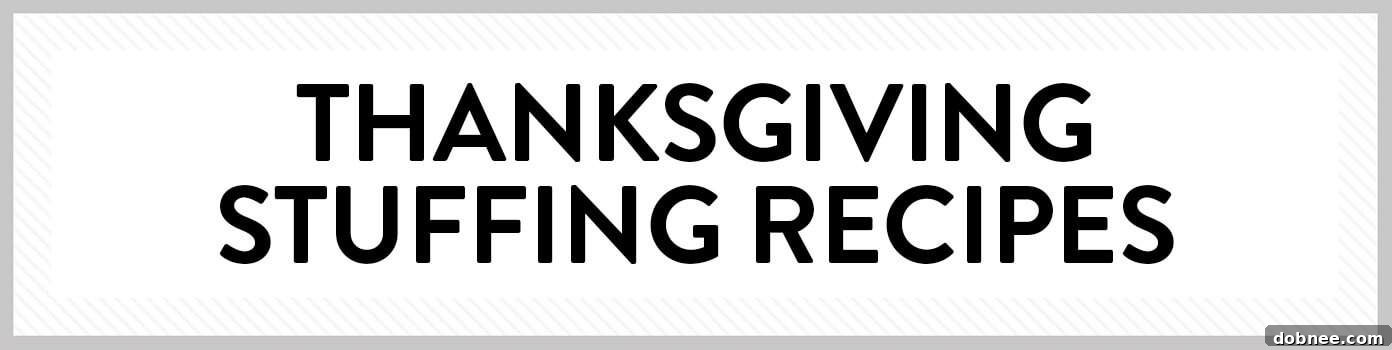 A selection of hearty and flavorful Thanksgiving stuffing recipes, including a sweet and savory sausage and sweet potato stuffing, and a healthy roasted cauliflower, mushroom, and wild rice stuffing.