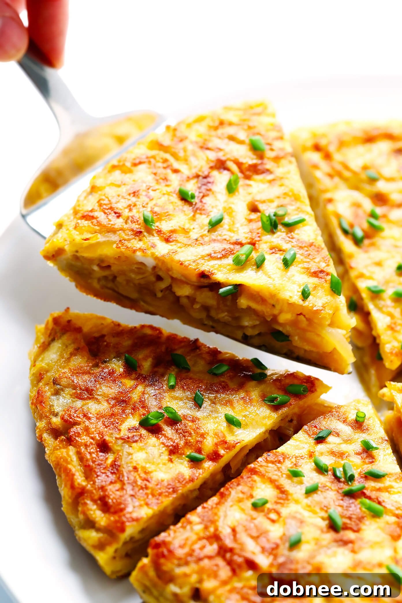 Quick and Easy Shortcut Spanish Tortilla made with potato chips