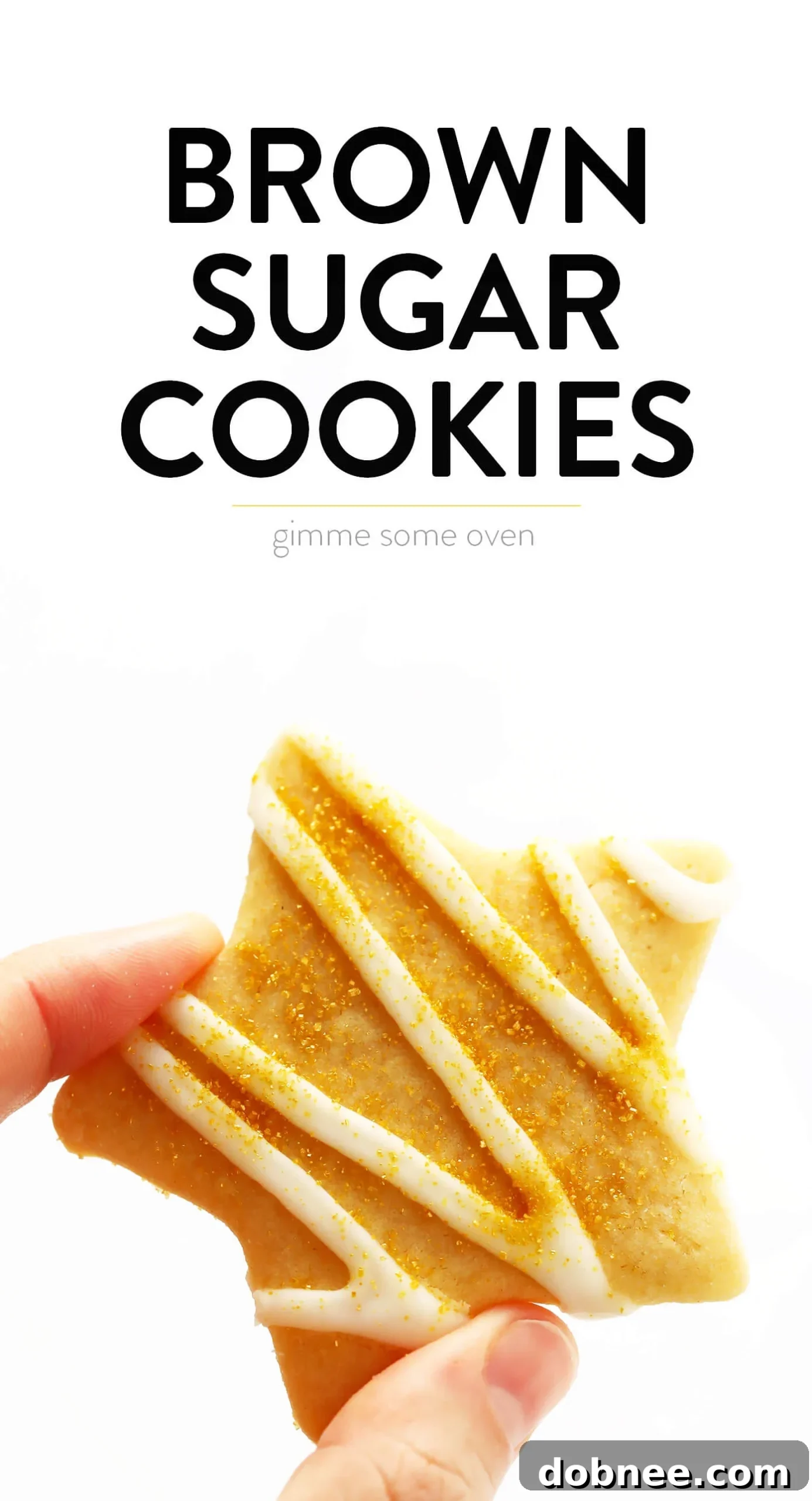 Delicious Brown Sugar Cookie Recipe, perfect for cutting out and decorating for any occasion.