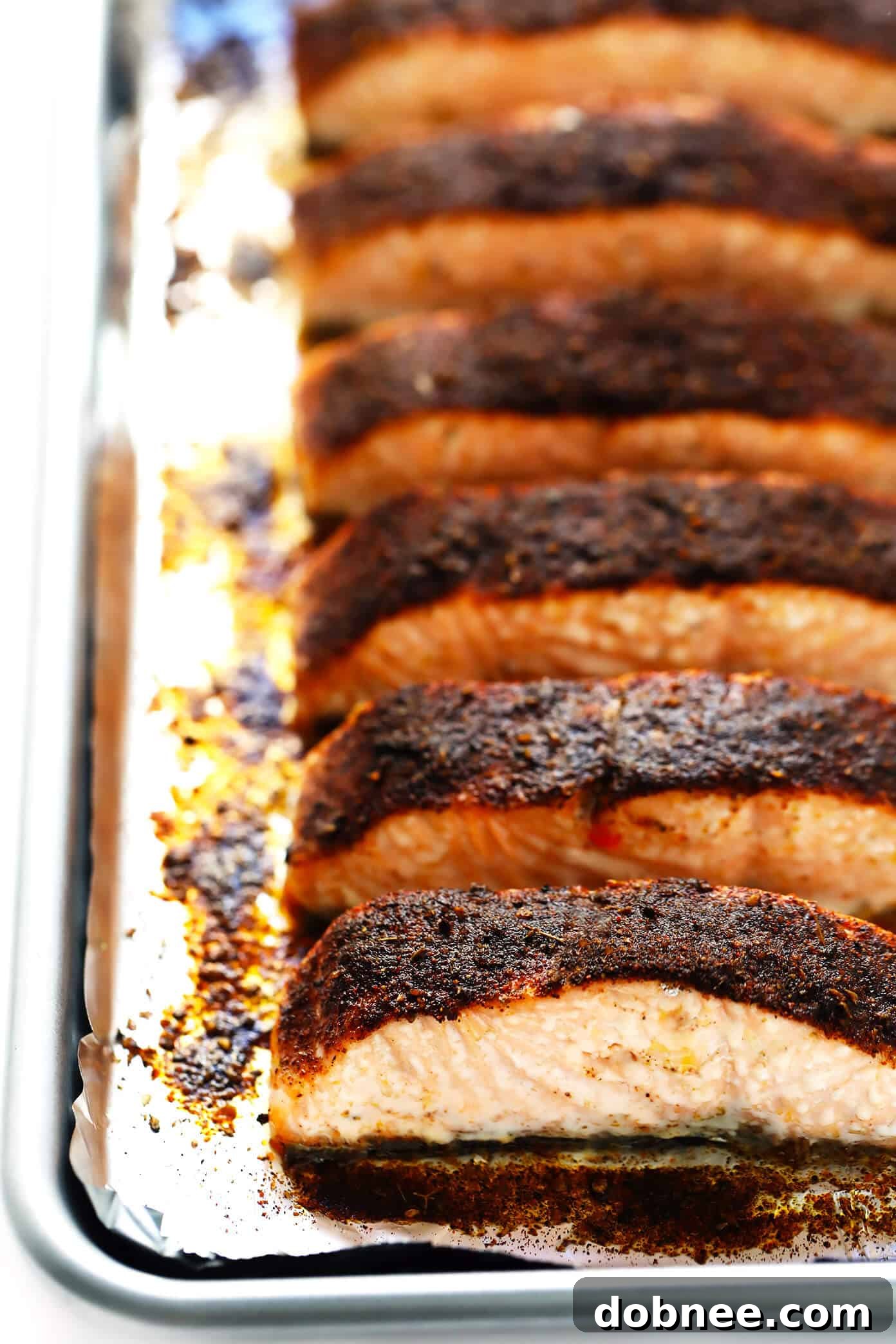 Easy Zesty Roasted Salmon