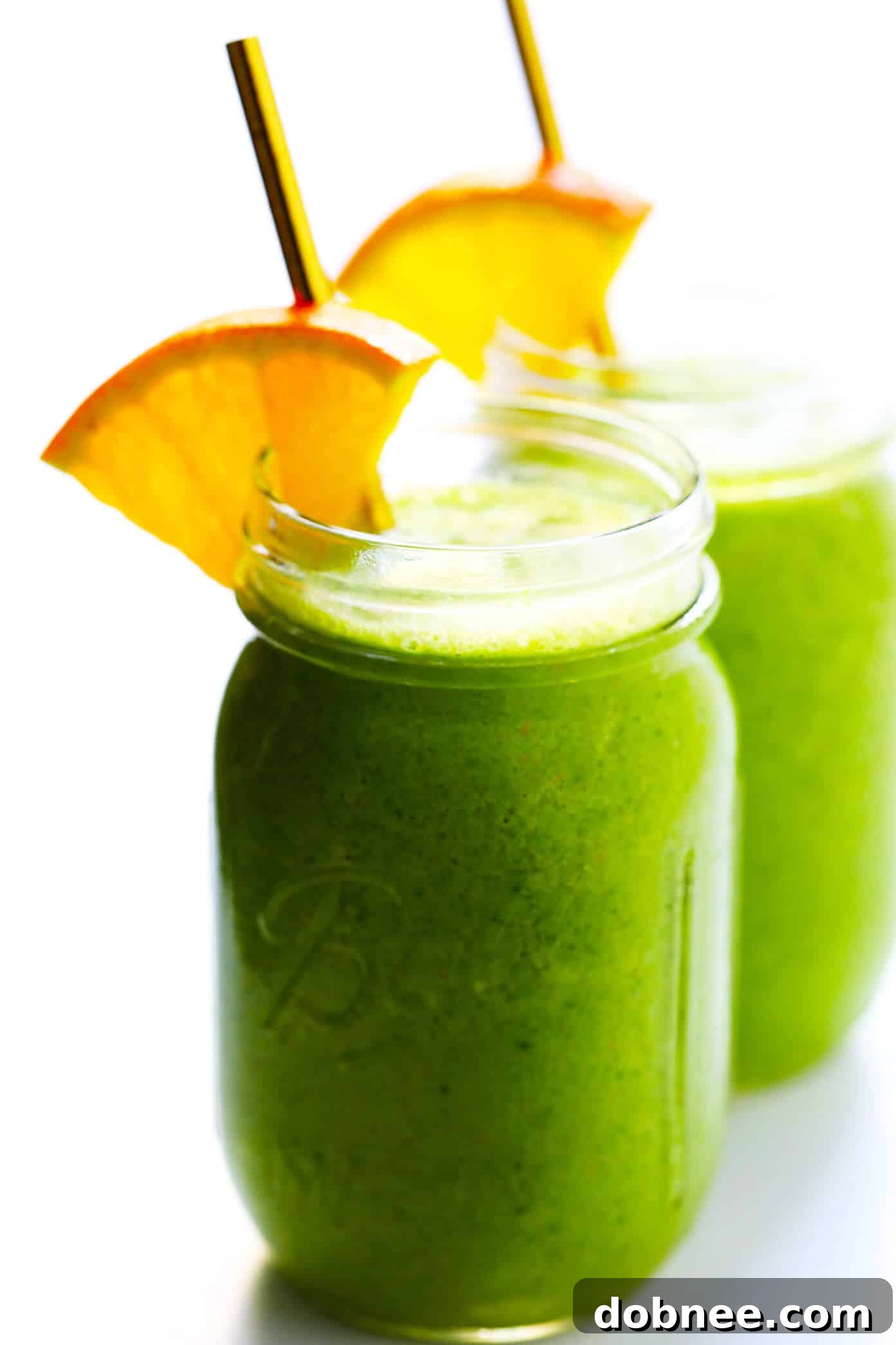 Green "Julius" Smoothie - A healthy and vibrant twist on the classic orange creamy drink, made with fresh oranges and spinach.
