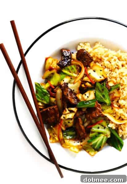 Sesame Beef and Cabbage Stir-Fry