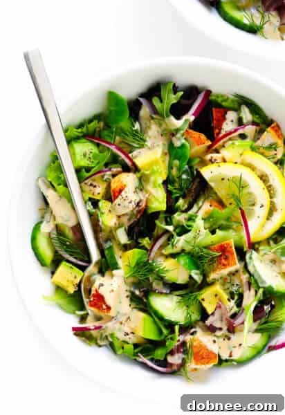 Tahini Ranch Avocado Chicken Salad