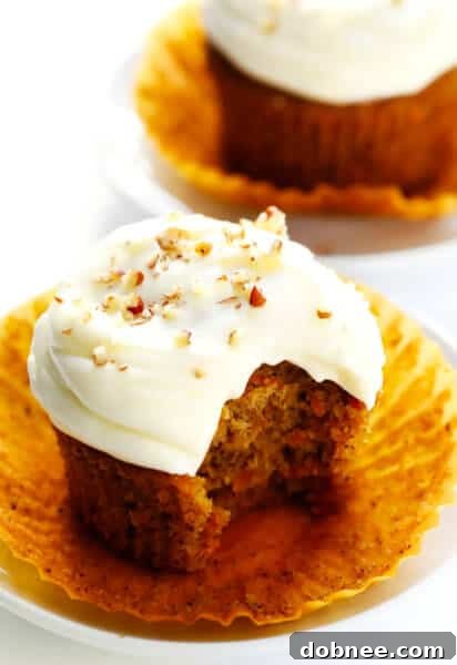 Deliciously Moist Carrot Cake Cupcakes with Cream Cheese Frosting