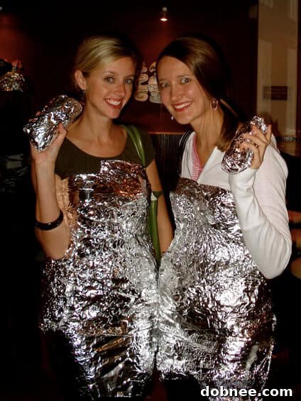Previous year's Boo-Rito costume at Chipotle Halloween
