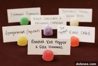 Crafting Sweet Gumdrop Place Holders