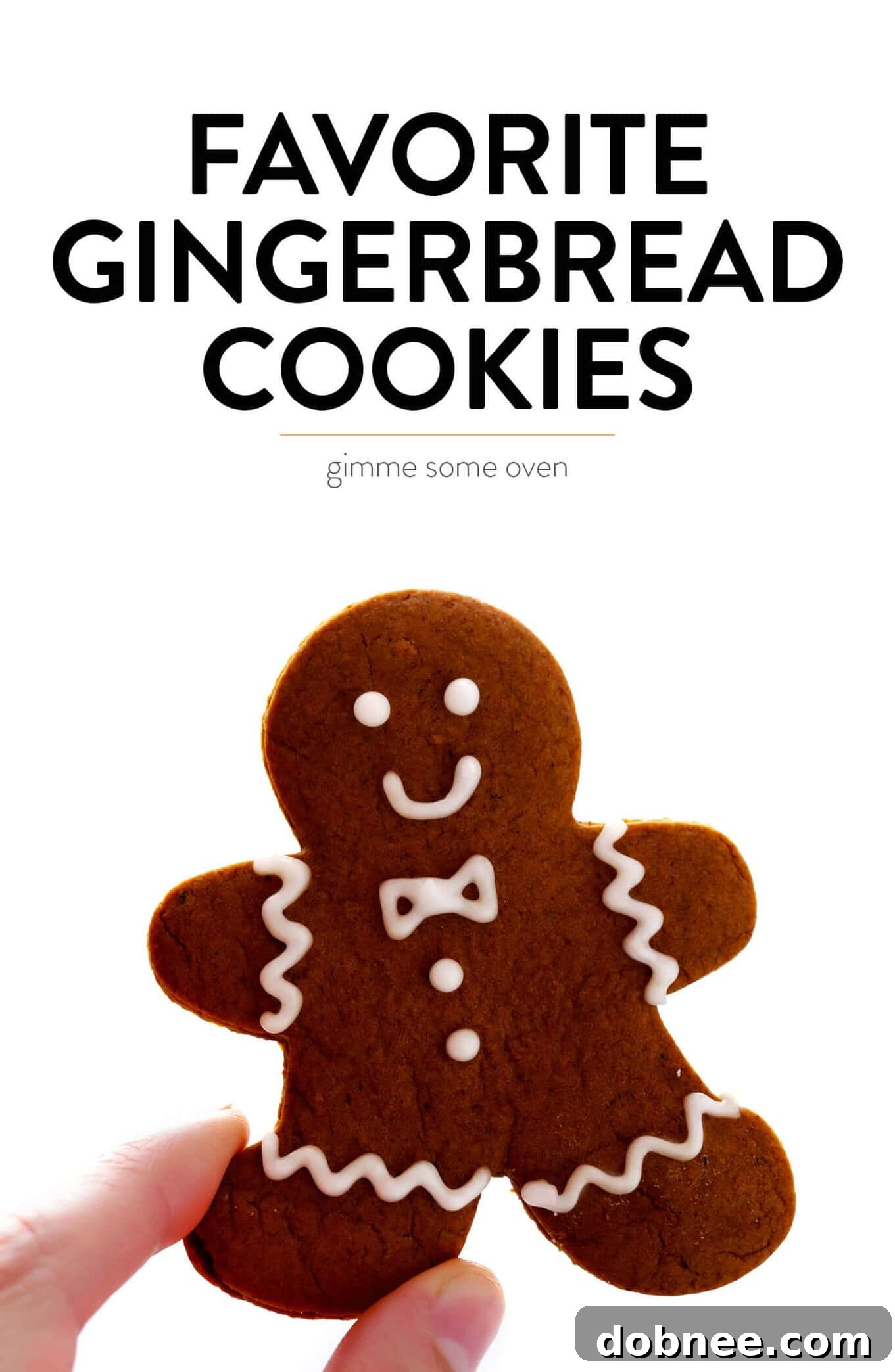 A beautifully arranged stack of gingerbread cookies with festive icing.