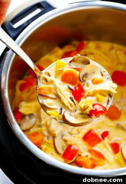 Thai Curry Chicken Wild Rice Soup