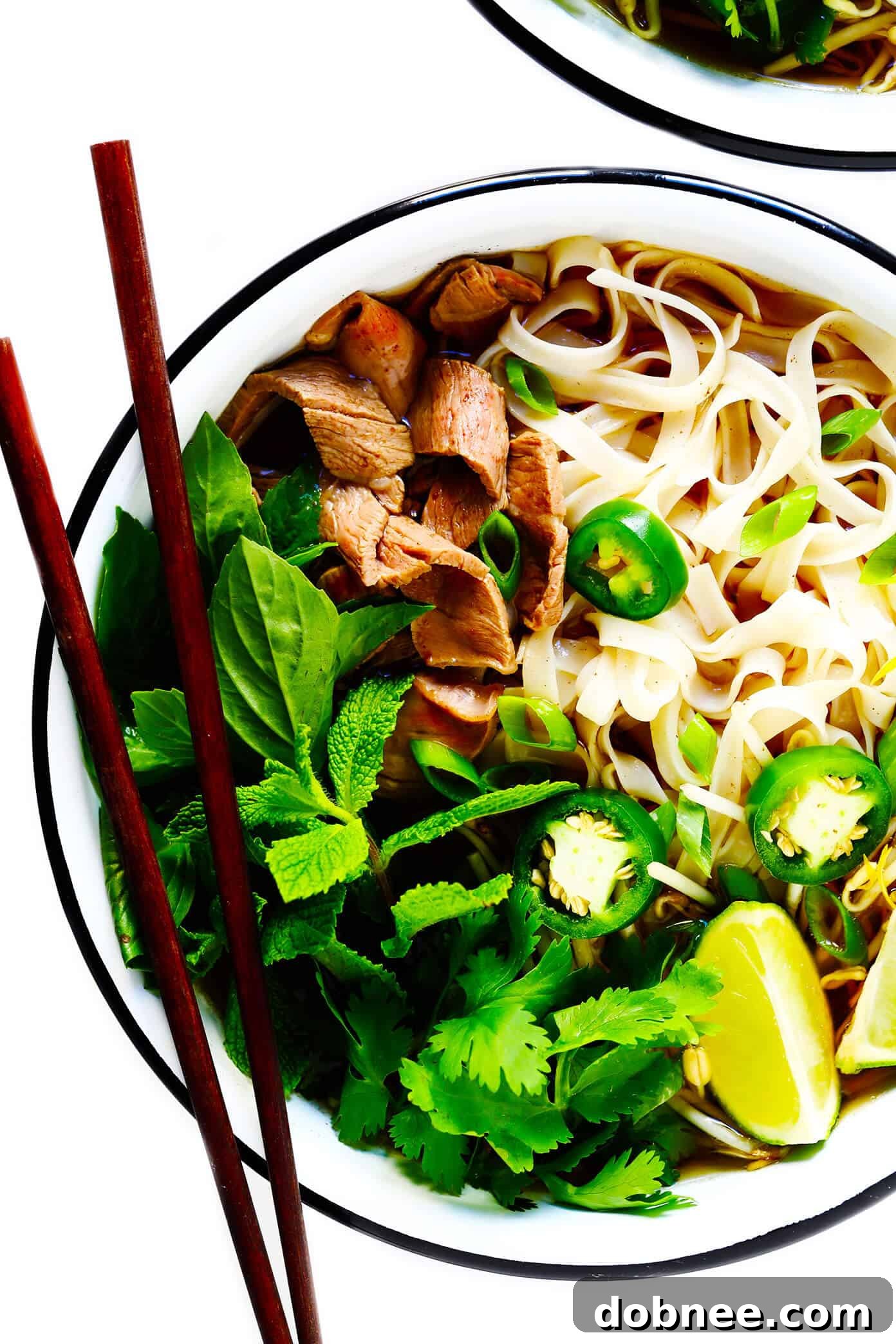 Delicious Homemade Vietnamese Pho Noodle Soup