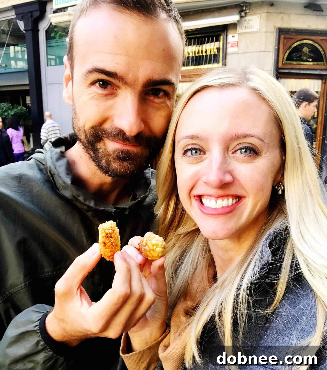 Panellets in Barcelona, traditional Catalan marzipan sweets