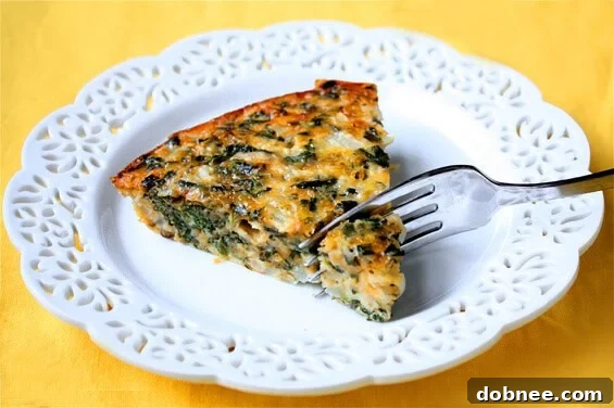 Crustless Spinach Quiche Delicious Crustless Spinach Quiche Ready to Serve