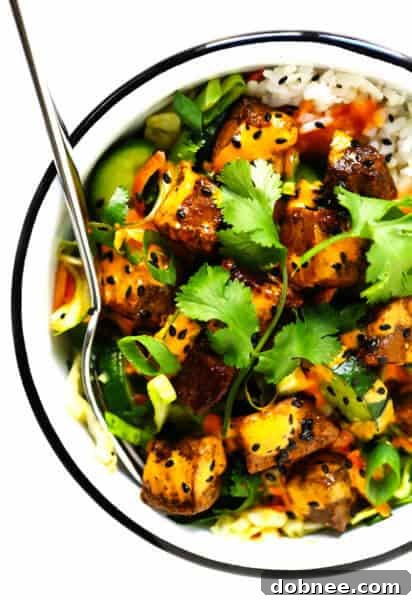 Korean Steak Bowls with Gochujang Sauce