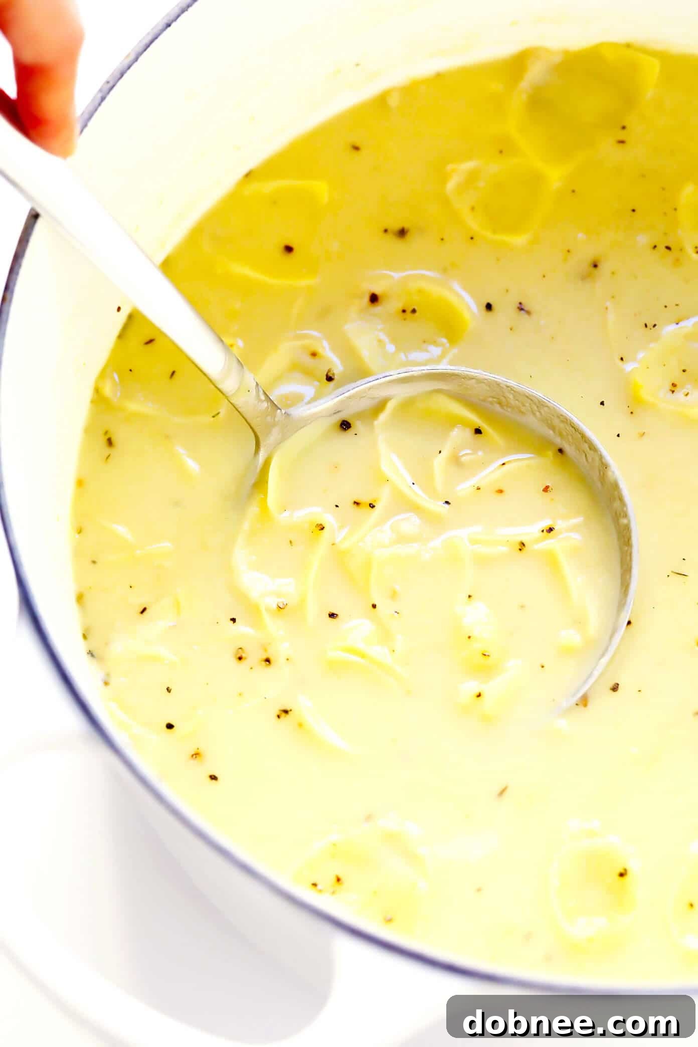 How to make Lemony Artichoke Soup, showing key ingredients and steps for an easy homemade soup recipe.