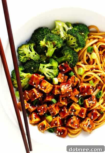 Five Spice Tofu with Sesame Noodles