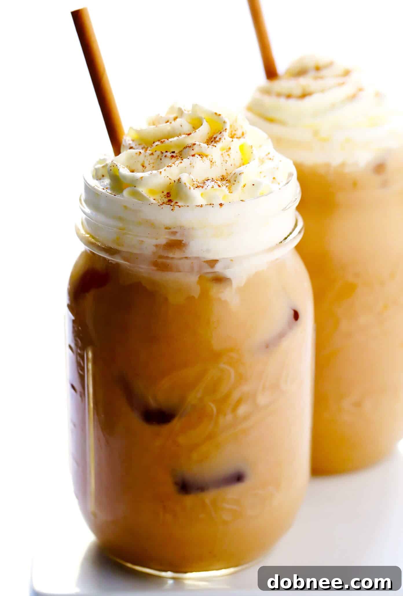 Iced Pumpkin Spice Latte, perfect for fall