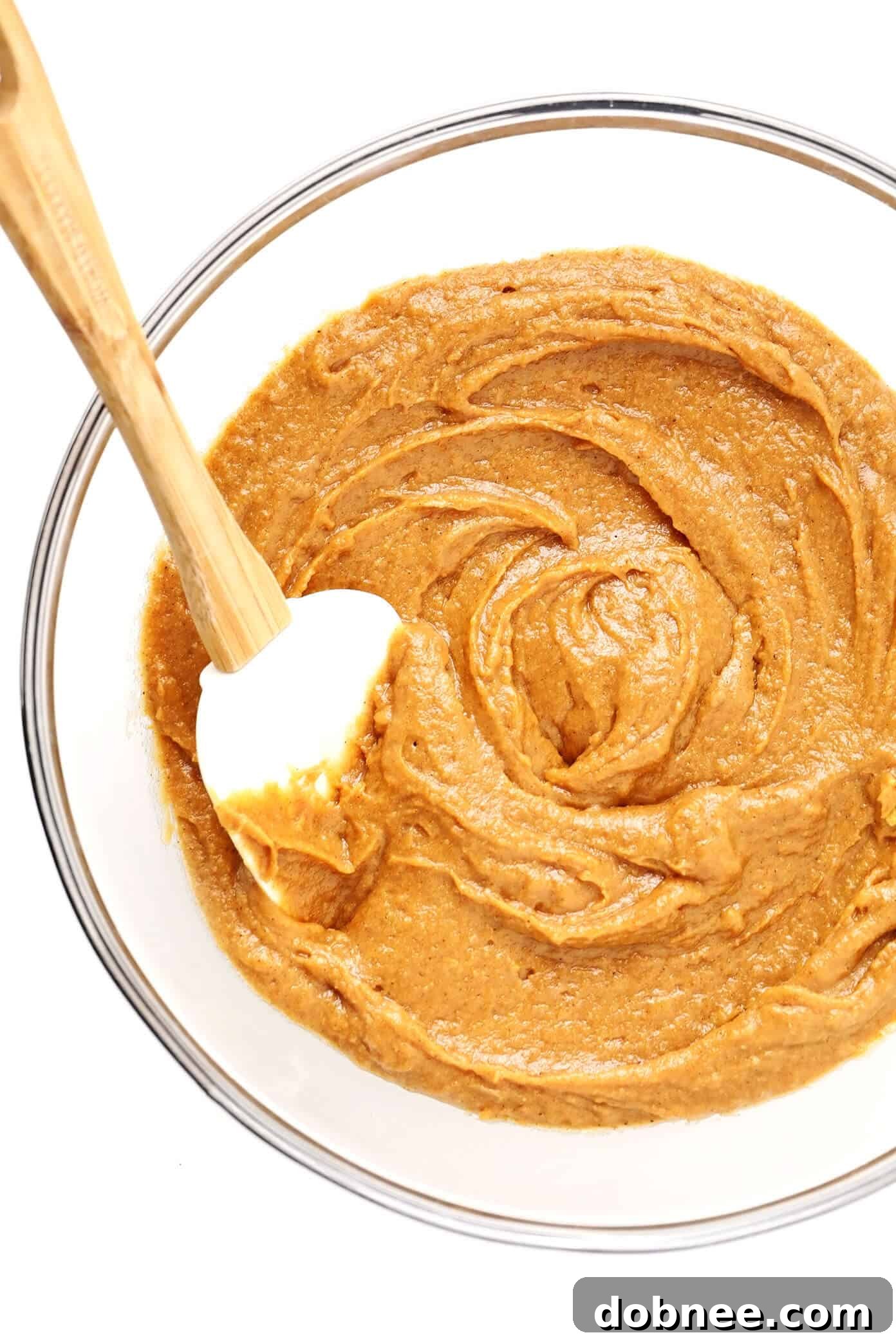 Pumpkin Bread Batter In Bowl