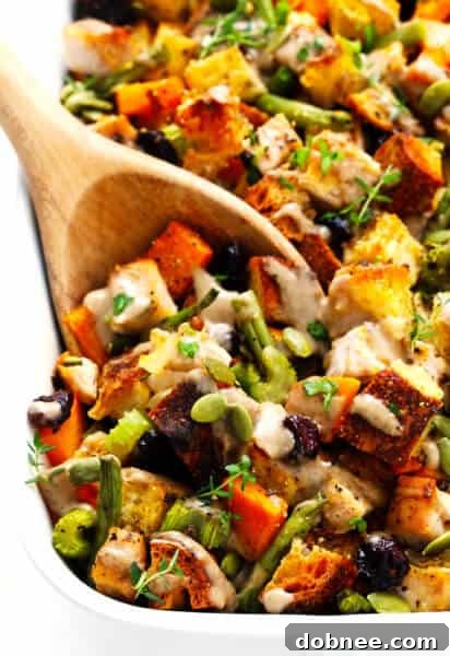 All-In-One Thanksgiving Casserole Closeup