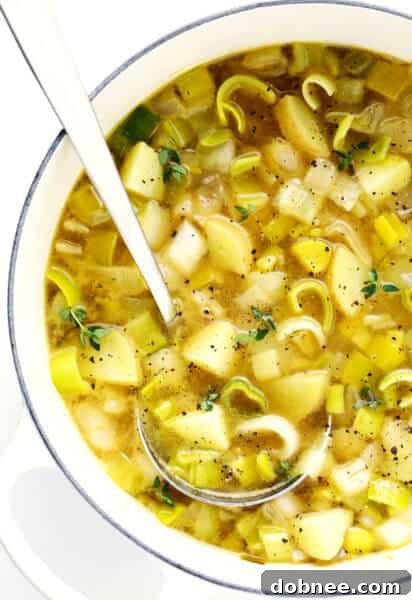 Rustic Potato Leek Soup