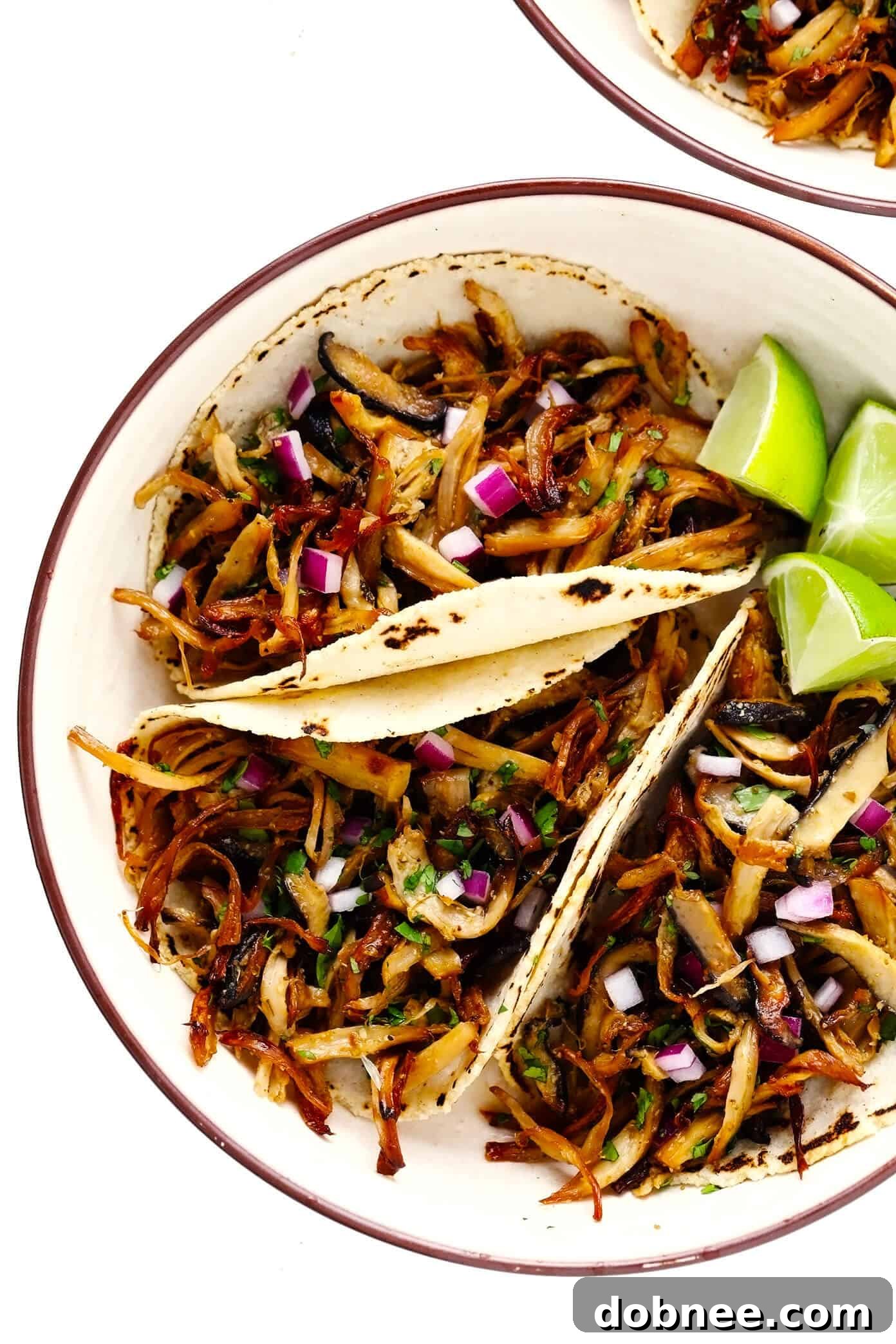 Mushroom "Carnitas" Tacos (Vegetarian, Vegan, Gluten-Free)