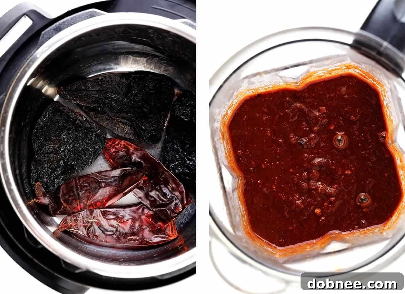 Assortment of Dried Chiles for Making Birria Adobo Sauce