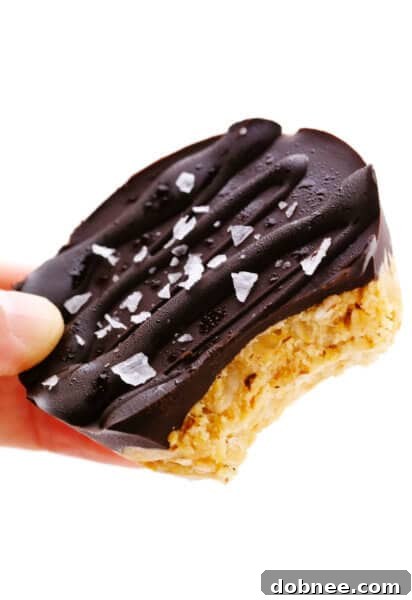 Salted Chocolate Peanut Butter Oat Cup