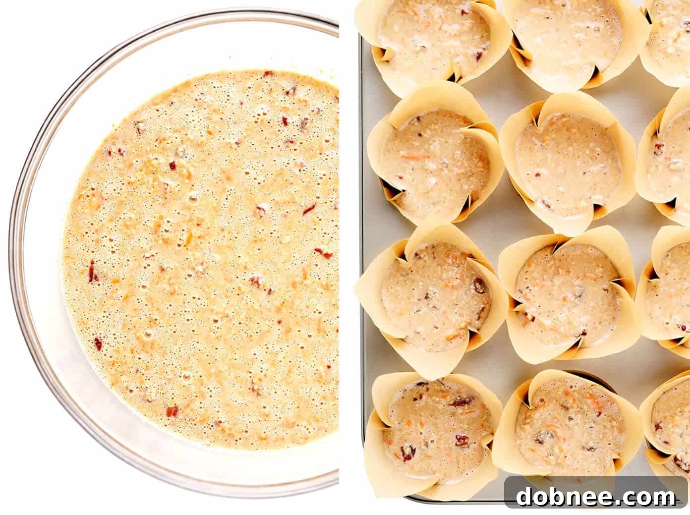 Carrot Muffins Batter