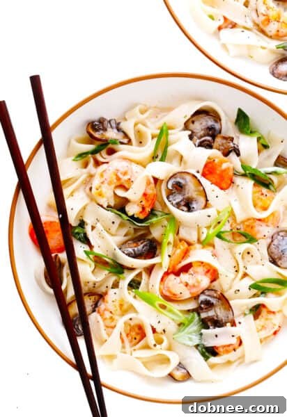 Lemongrass Coconut Noodles with Shrimp